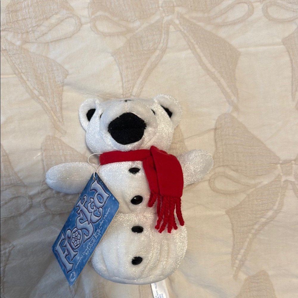 Grateful Dead White and Red Bear Decor